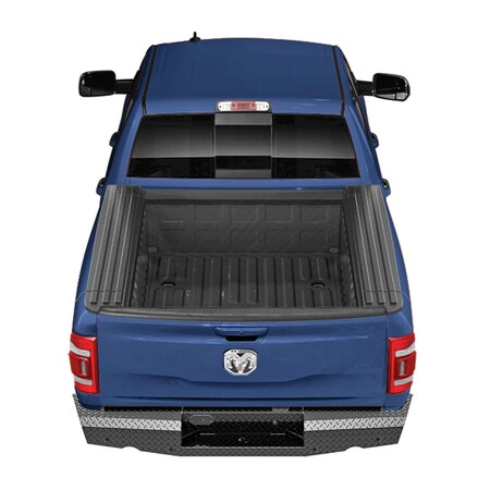 Part Synergy Treadplate Full Width Black Powder Coat Rear HD Bumper for Dodge Ram 2009-2022